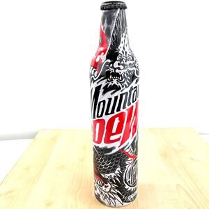 Mountain Dew Green Label Art Concrete Dragon 6oz Full Bottle